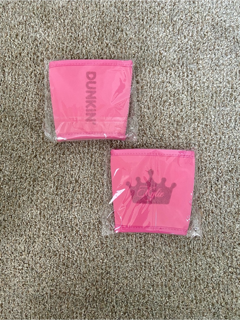 Dunkin and King Kylie (Kylie Jenner) Limited Edition Coozie Set of 2